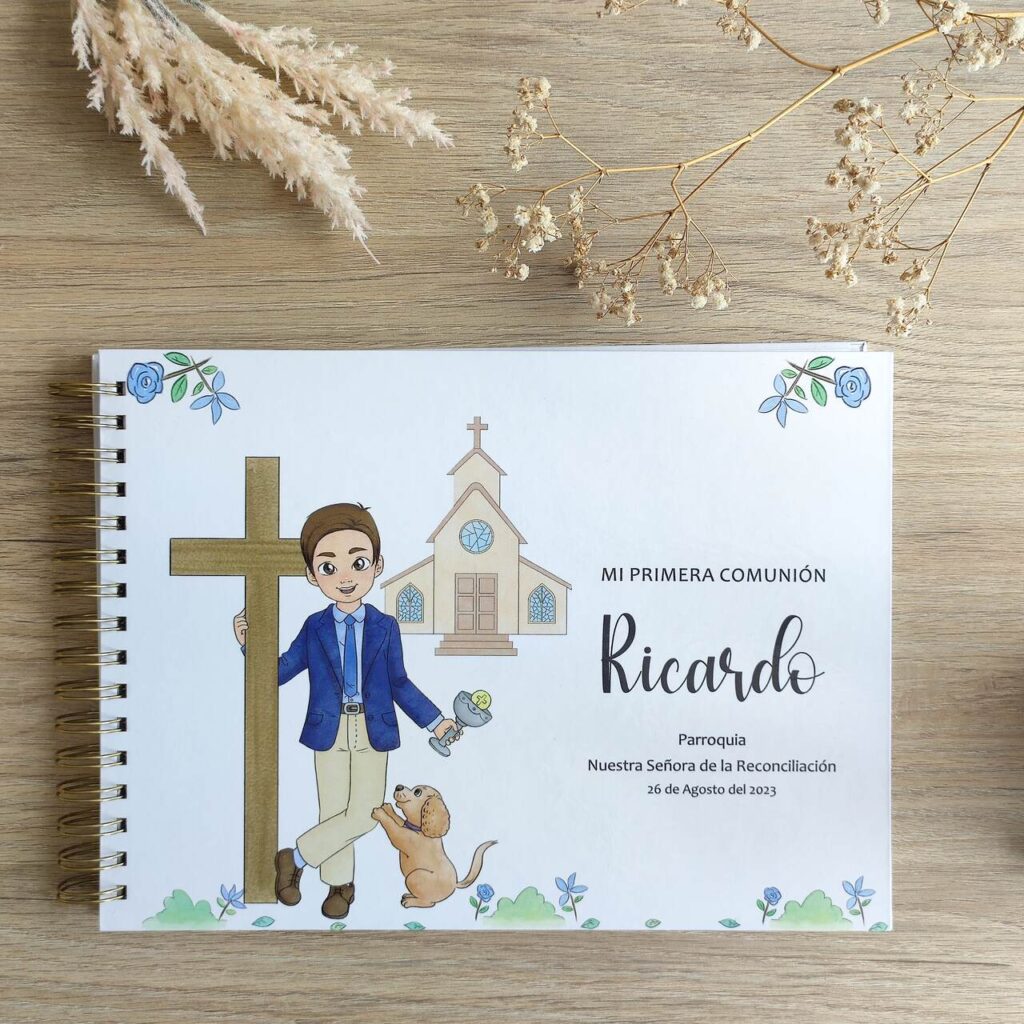 caja de regalo para una niña o niño que haga primera comunion