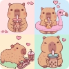 Coleción Kawaii - Capybara niña
