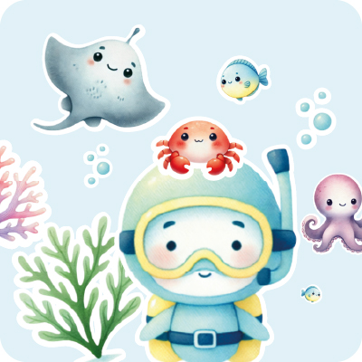 Coleción Animalitos - Marinos